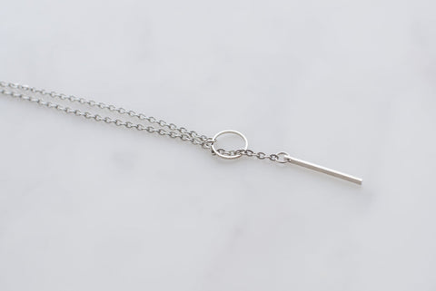 Silver Threader Necklace